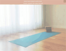 Tablet Screenshot of liveandletlivyoga.com